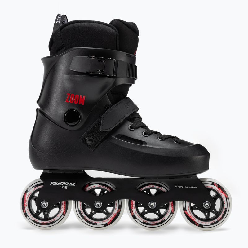 Powerslide Zoom 80 ролкови кънки черни 880256 2
