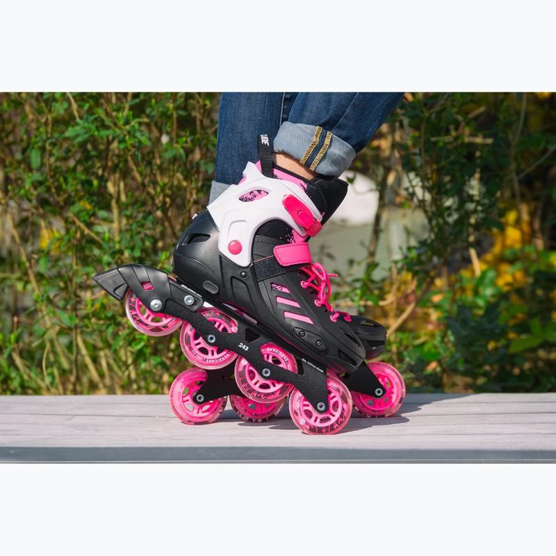 Детски ролкови кънки Powerslide Khaan SQD Jr розови 6