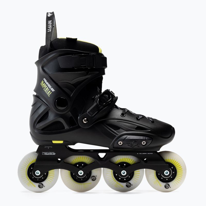 Мъжки Powerslide Imperial One 80 black/yellow 908376 2