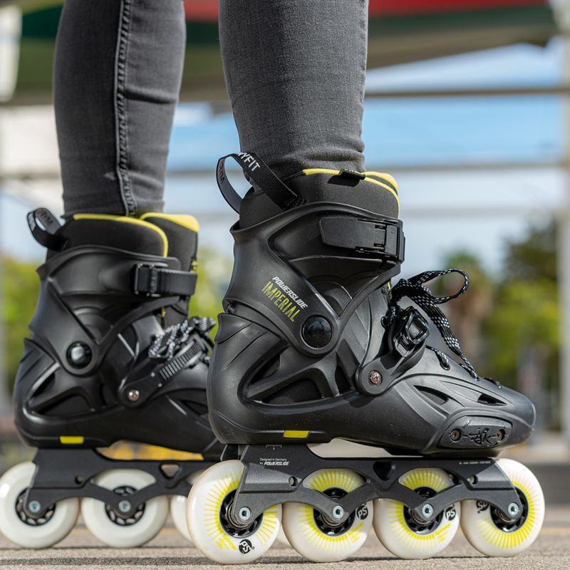 Мъжки Powerslide Imperial One 80 black/yellow 908376 10