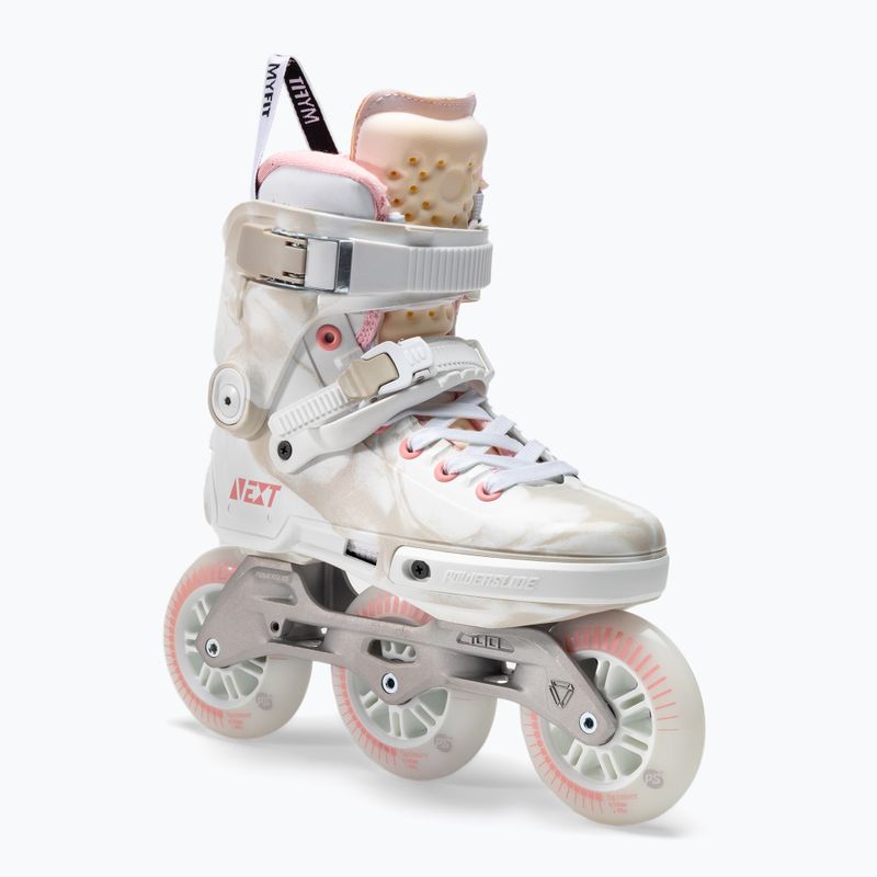 Дамски кънки Powerslide Next Marble 100 pink 908405
