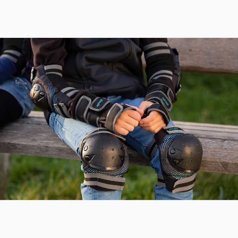 Детски ролери с протектори Playlife Joker Combo Jr blue sky 11