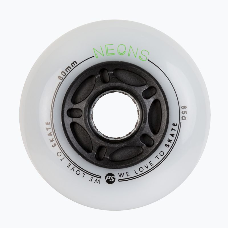 Powerslide Neons 80 mm/85A колела за ролери 4 бр. зелени.