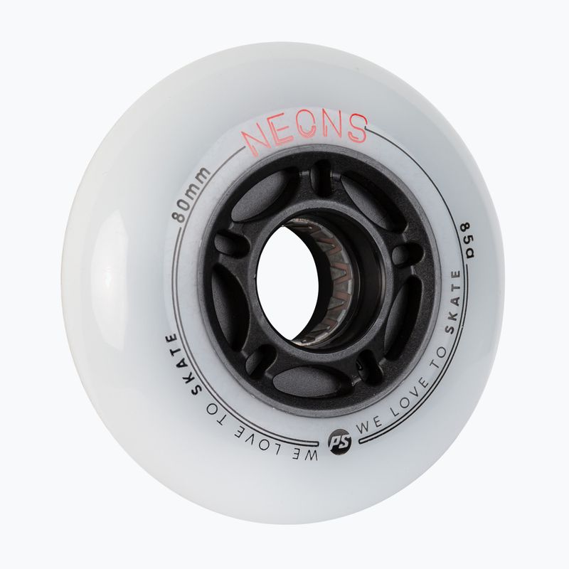 Powerslide Neons 80 mm/85A колела за ролери 4 бр. червени. 2