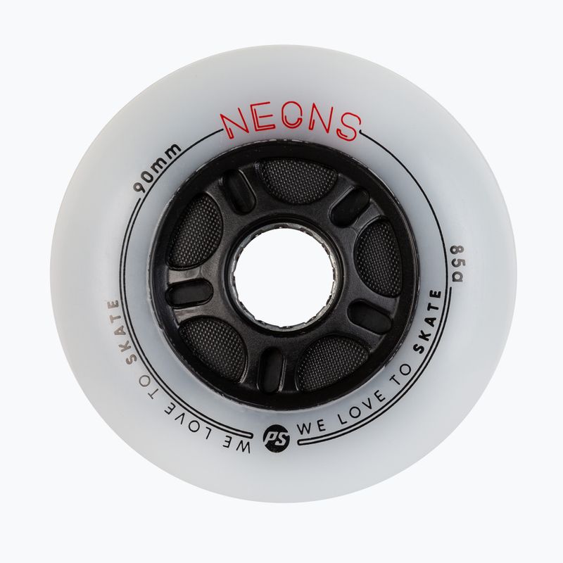 Powerslide Neons 90 mm/85A колела за ролери 4 бр. червени.
