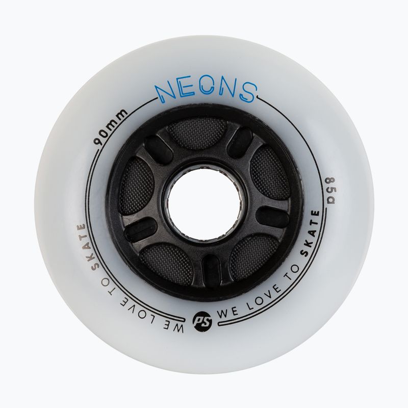 Powerslide Neons 90 mm/85A колела за ролери 4 бр. сини.