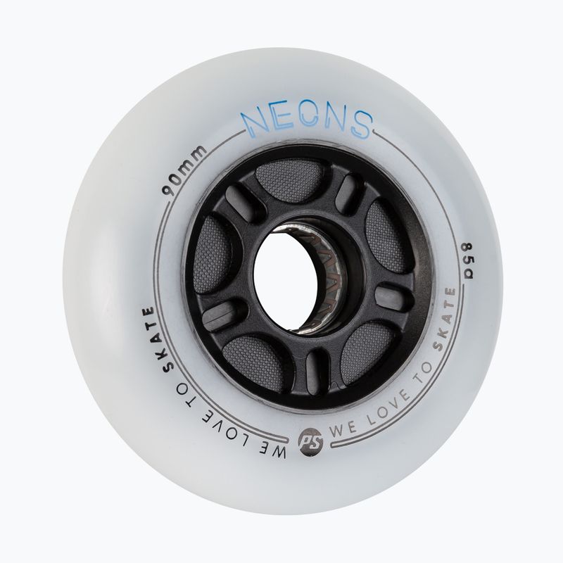 Powerslide Neons 90 mm/85A колела за ролери 4 бр. сини. 2