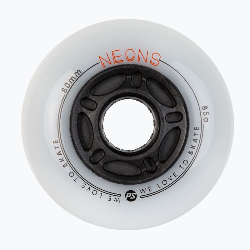 Powerslide Neons 80 mm/85A колела за ролери 4 бр. оранжеви
