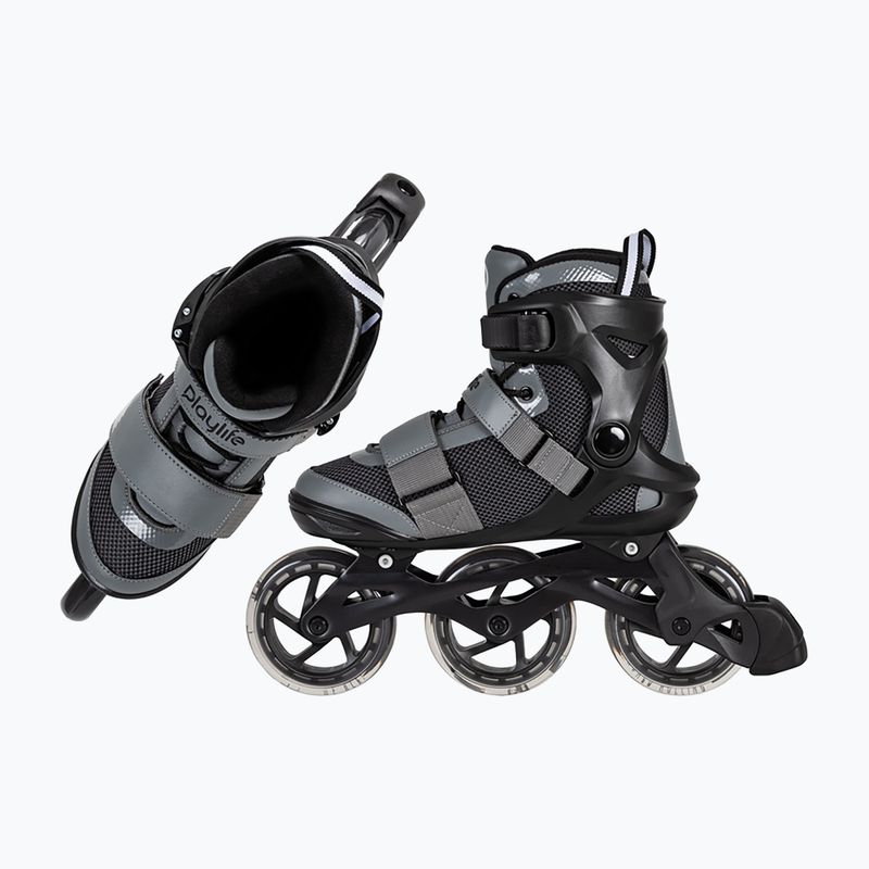 Мъжки ролкови кънки Playlife GT 110 black/grey 6