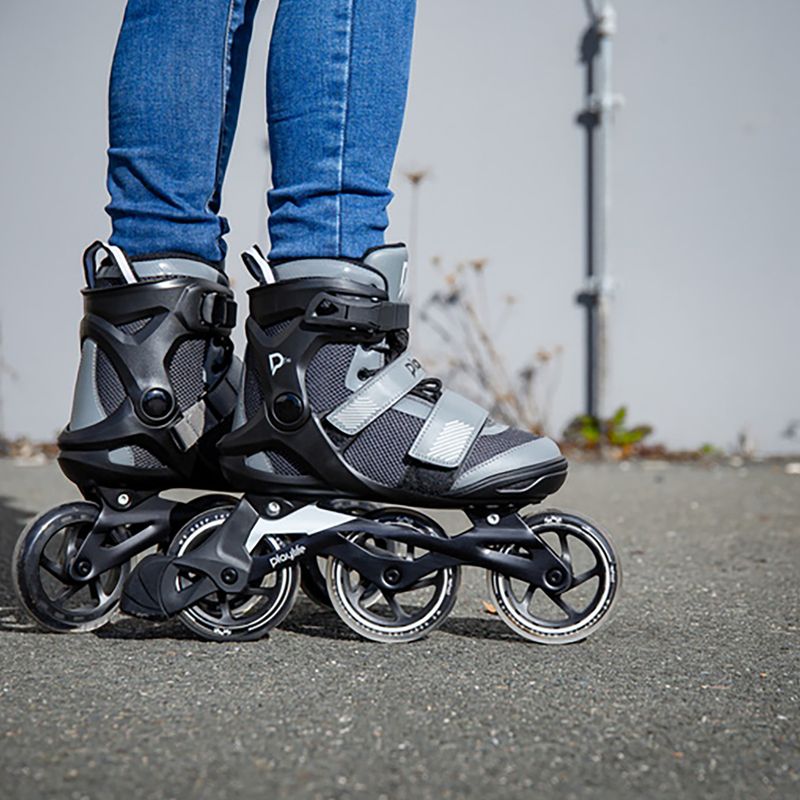 Мъжки ролкови кънки Playlife GT 110 black/grey 11