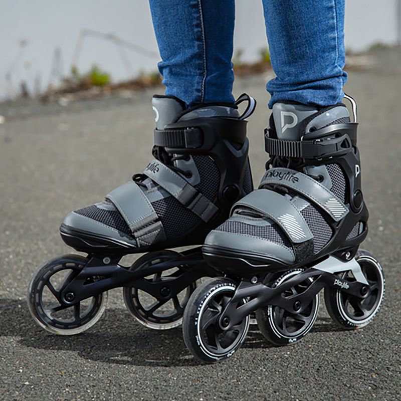 Мъжки ролкови кънки Playlife GT 110 black/grey 13