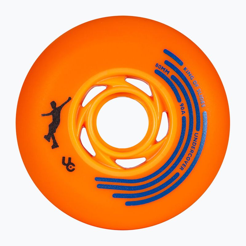 Колела за ролери UNDERCOVER WHEELS King of Slides 80 mm/90A 4 бр. orange