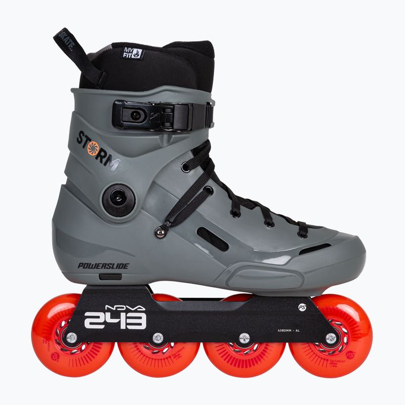 Ролери Powerslide Storm Meteor 80 dark grey 2
