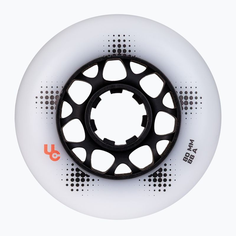Колела за ролери UNDERCOVER WHEELS Team Pro 80 mm/88A 4 pcs. white 2