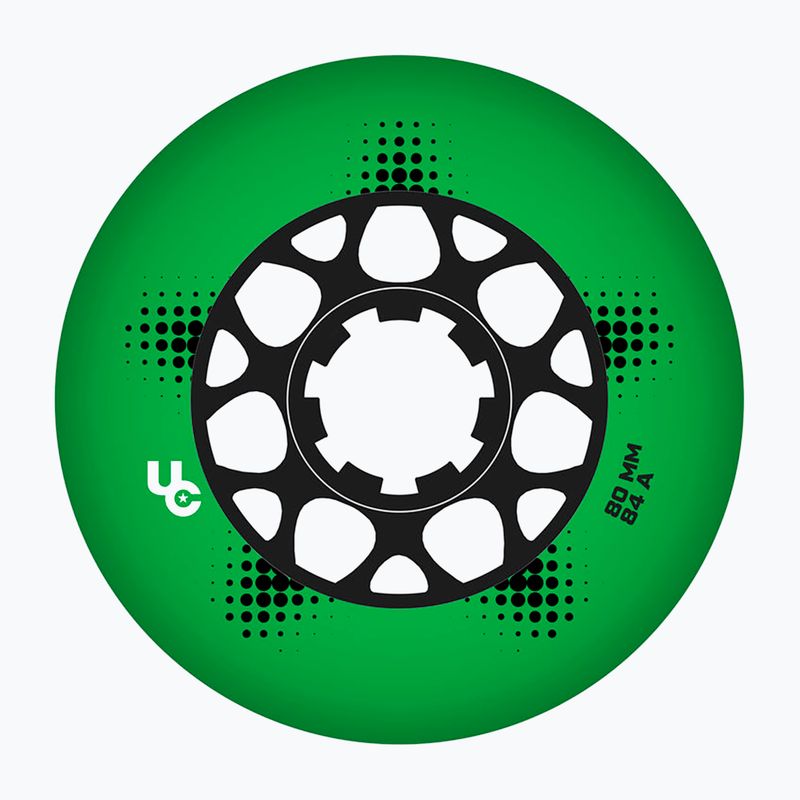 Колела за ролери UNDERCOVER WHEELS Team Pro 80 mm/84A 4 pcs. green