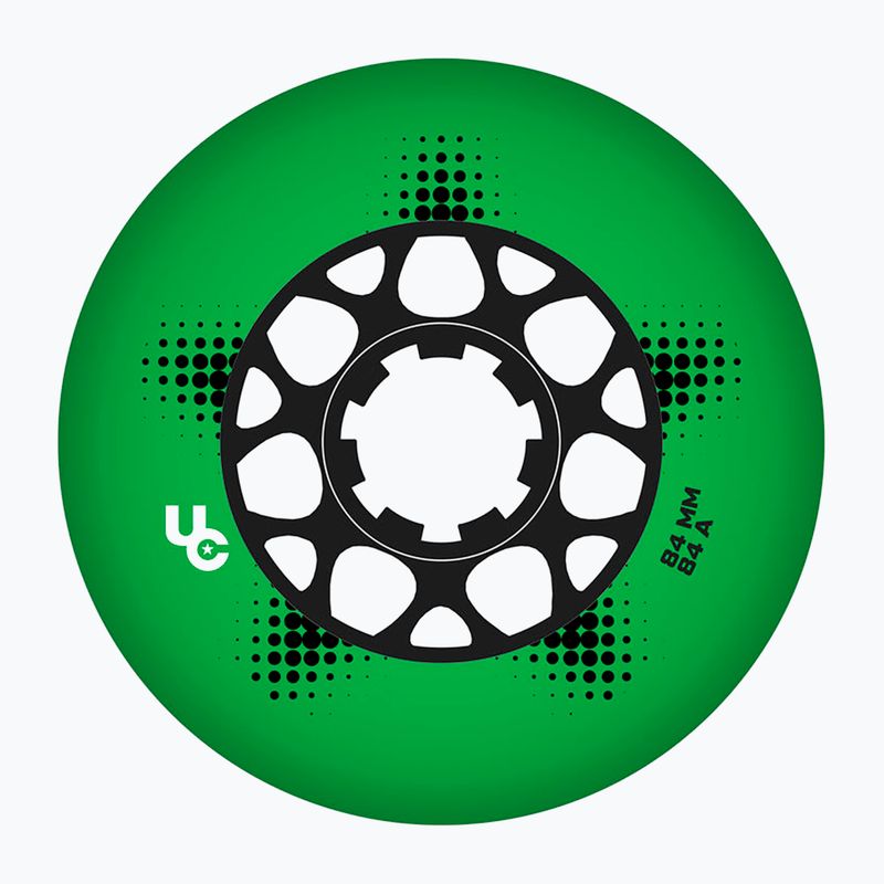 Колела за ролери UNDERCOVER WHEELS Team Pro 84 mm/84A 4 pcs. green
