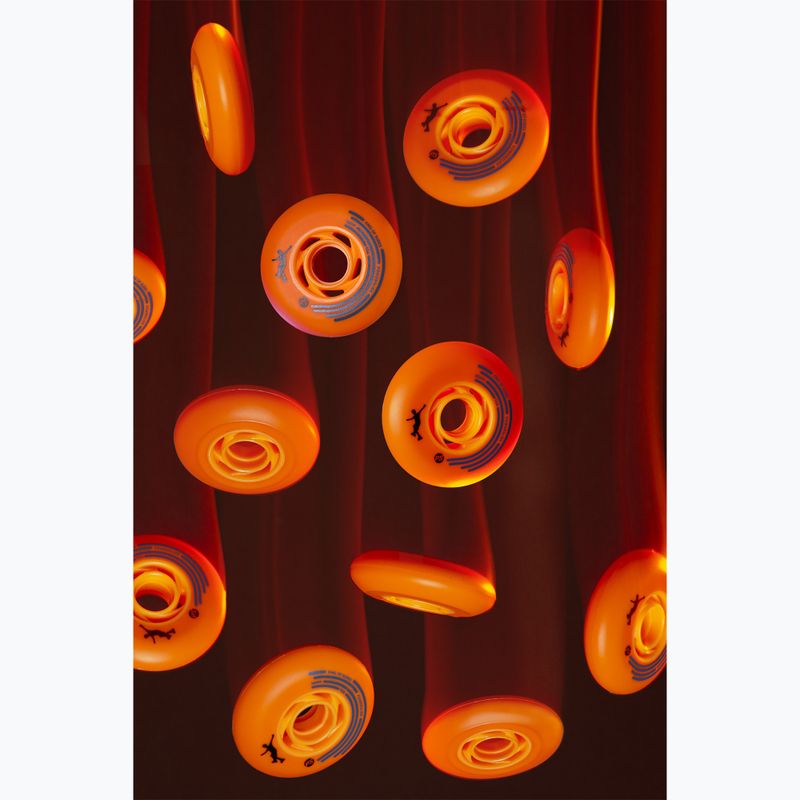 Колела за ролери Powerslide King of Slides 4 pcs 76 mm/90A orange/orange 4
