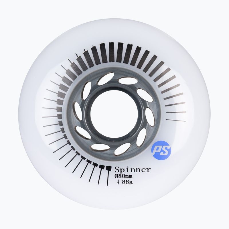 Колела за ролери Powerslide Spinner 80 mm/88A 4 pcs. white