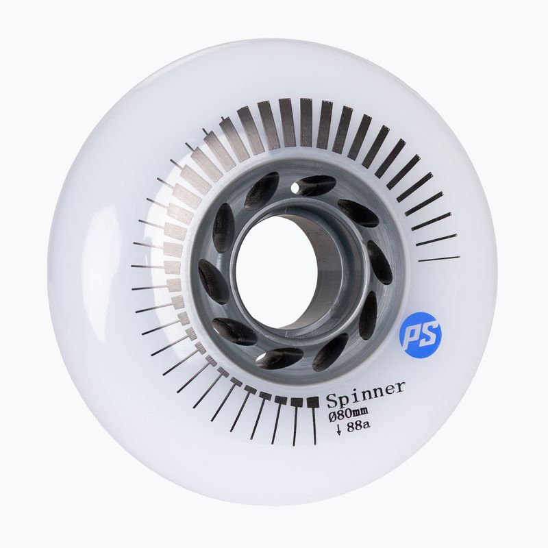 Колела за ролери Powerslide Spinner 80 mm/88A 4 pcs. white 2