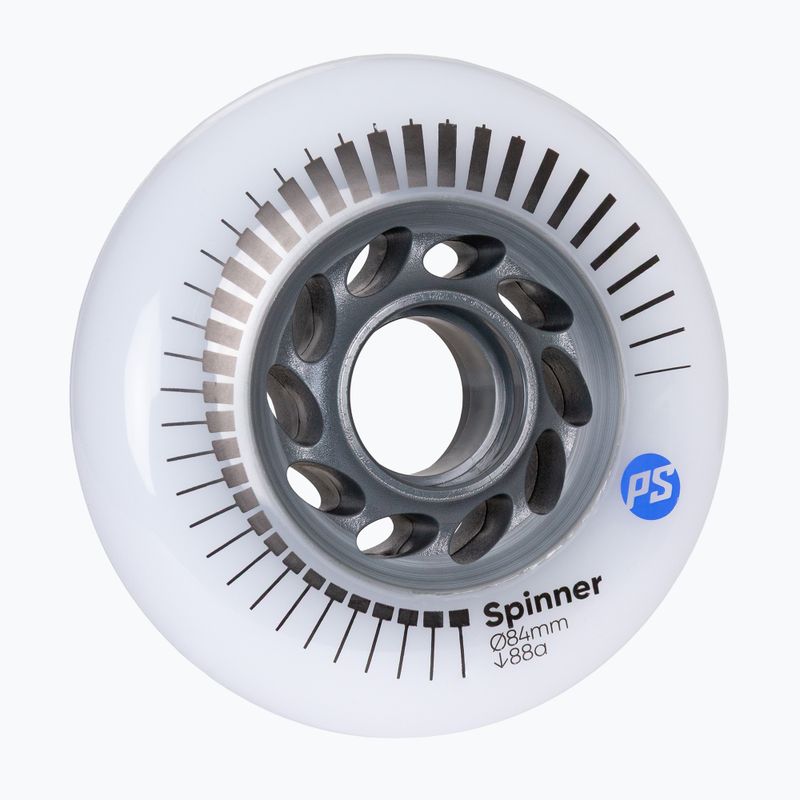 Колела за ролери Powerslide Spinner 84 mm/88A 4 pcs. white 2
