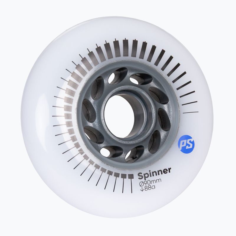 Колела за ролери Powerslide Spinner 90 mm/88A 4 pcs. white 2