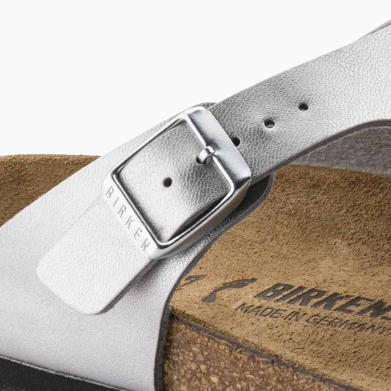 Джапанки BIRKENSTOCK Gizeh Birko-Flor Narrow silver 6