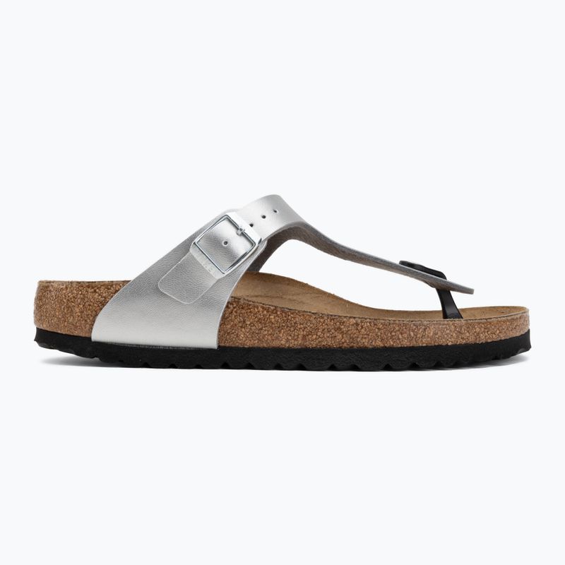 Джапанки BIRKENSTOCK Gizeh Birko-Flor Narrow silver 2
