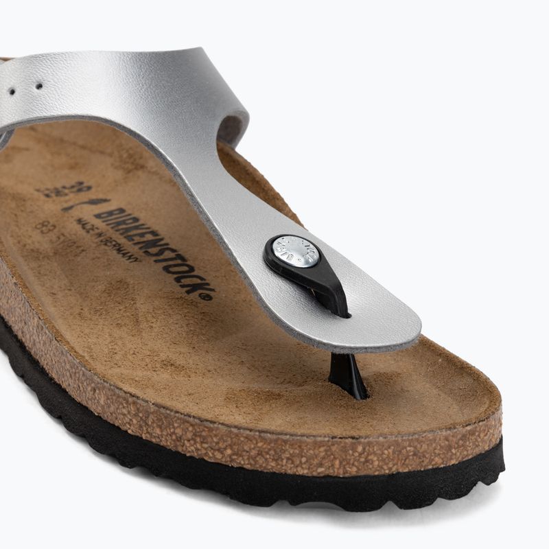 Джапанки BIRKENSTOCK Gizeh Birko-Flor Narrow silver 7