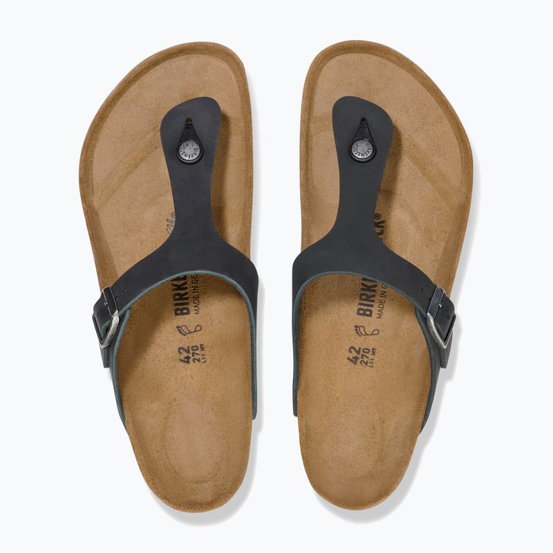Чехли BIRKENSTOCK Gizeh Oiled Leather black 3