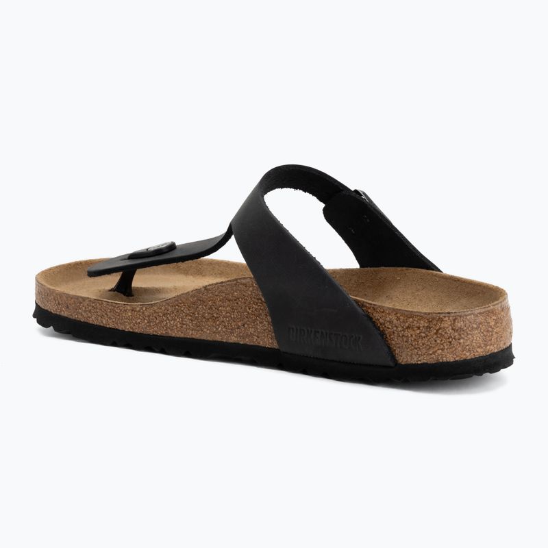 Чехли BIRKENSTOCK Gizeh Oiled Leather black 3
