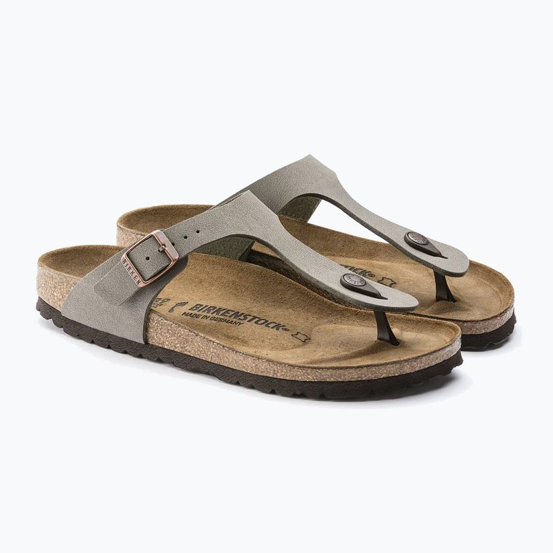 Чехли BIRKENSTOCK Gizeh Birkibuc Narrow stone 10