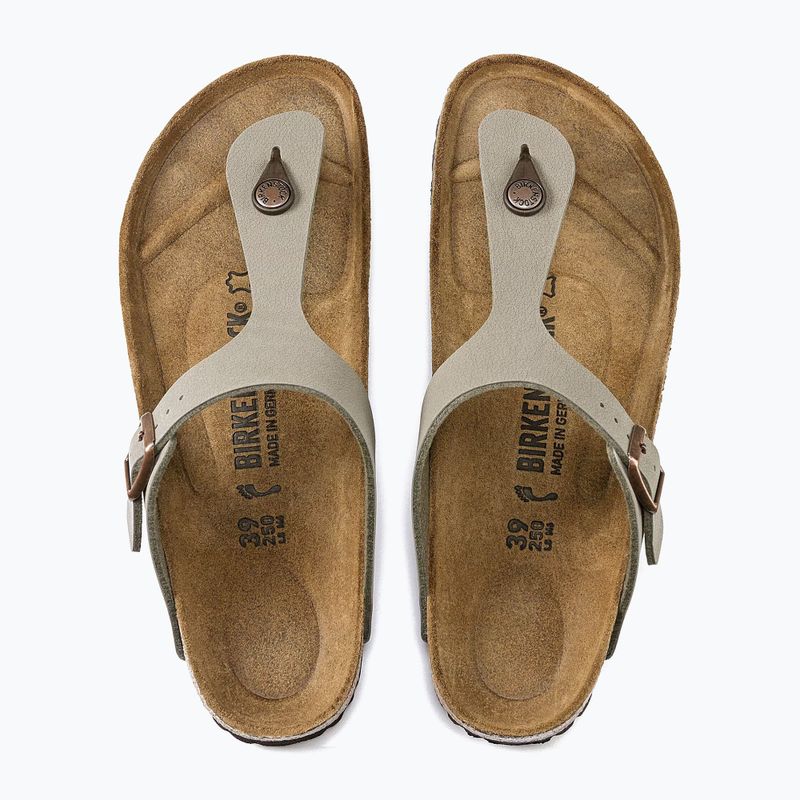 Чехли BIRKENSTOCK Gizeh Birkibuc Narrow stone 11