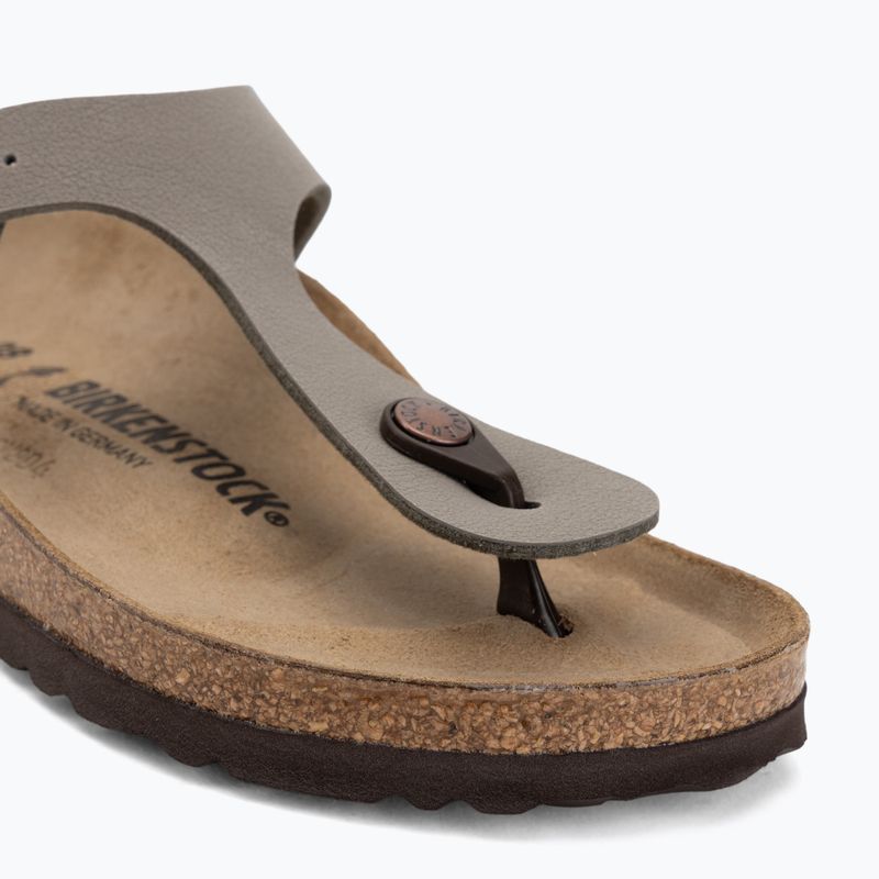 Чехли BIRKENSTOCK Gizeh Birkibuc Narrow stone 7