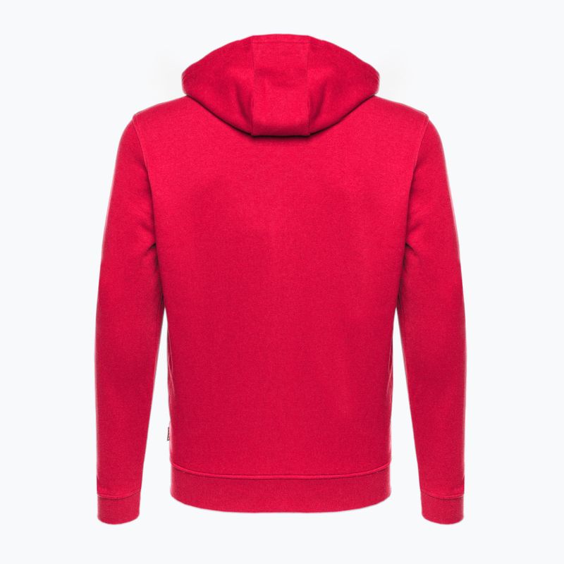 Мъжки Capelli Basics Adult Zip Hoodie футболен суитшърт червен 2