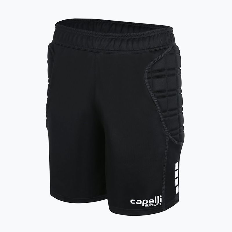 Capelli Basics I Младежки шорти за вратари с подплънки черно/бяло 5