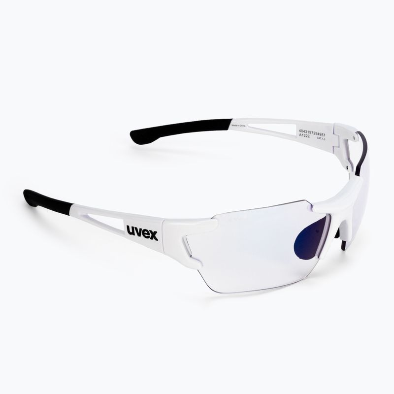 UVEX Sportstyle 803 Race S V white/litemirror blue очила за колоездене 53/2/002/8803