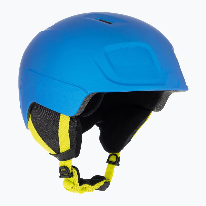 Детска ски каска UVEX Manic Pro blue/lime matt