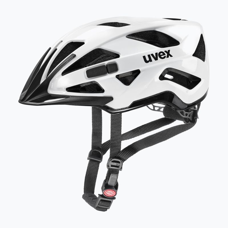 Велосипедна каска UVEX Active white/black