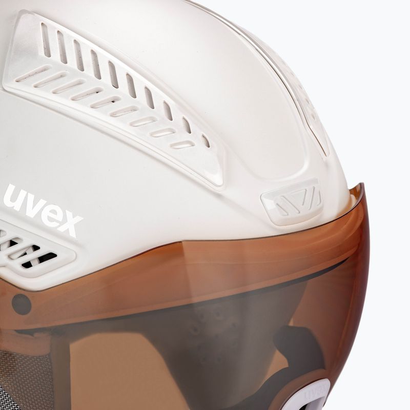Дамска ски каска UVEX Hlmt 600 visor white 56/6/236/50 6