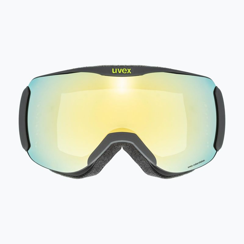 Предпазни ски очила UVEX Downhill 2100 CV Race black matt/mirror gold clear 2