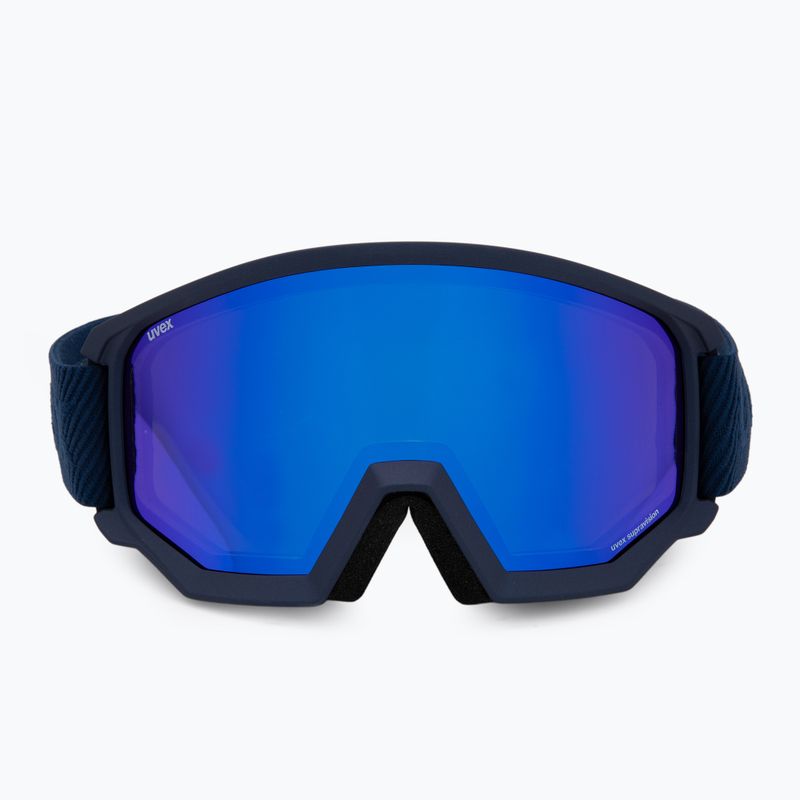 Скиорски очила UVEX Athletic FM navy matt/mirror blue green 2