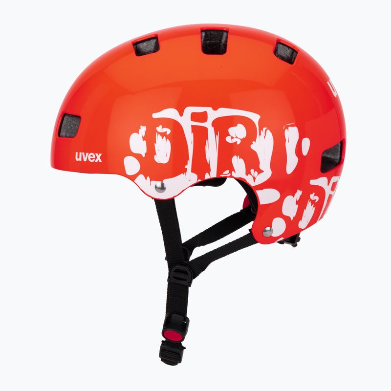 Детска каска UVEX Kid 3 dirt bike neon red 3