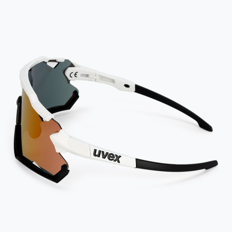 Очила за велосипед UVEX Sportstyle 228 white black/mirror red 53/2/067/8206 4