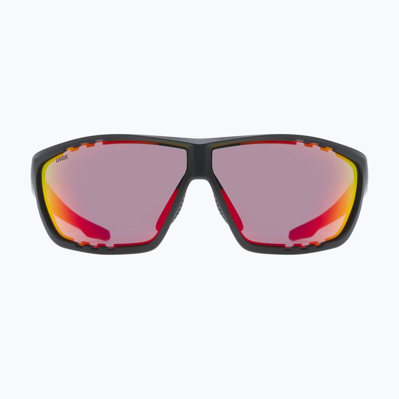 Слънчеви очила UVEX Sportstyle 706 black/moss matt/mirror red 3