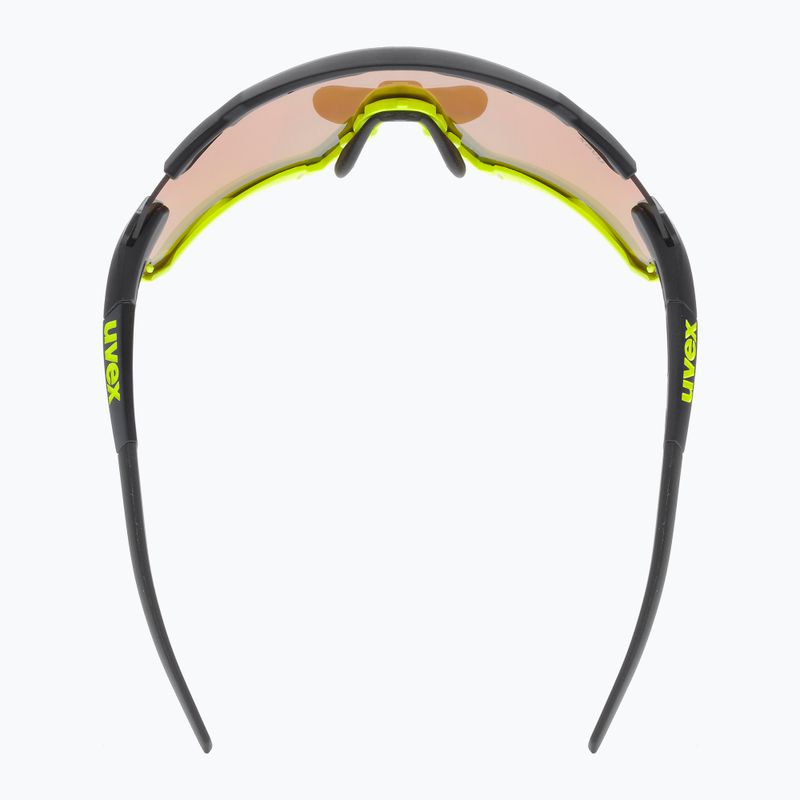 UVEX Sportstyle 228 черно-жълти матови/огледално жълти очила за колоездене 53/2/067/2616 6