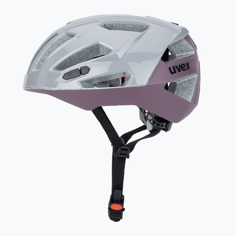 Велосипедна каска UVEX Gravel X rhino/plum 3