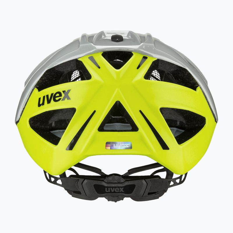 Велосипедна каска UVEX Gravel X rhino/neon yellow 3