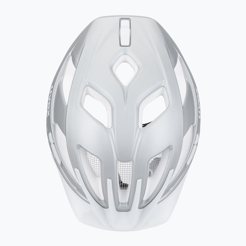 Велосипедна каска UVEX City Active silver/plum matt 6