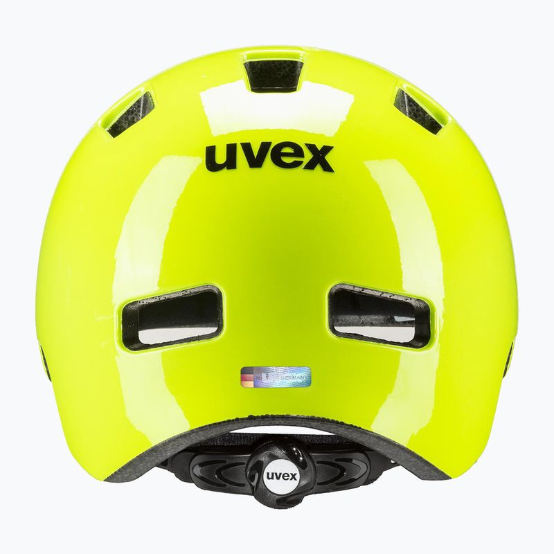 Детска велосипедна каска UVEX HLMT 4 неоново жълто 8
