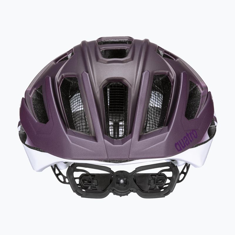 Велосипедна каска UVEX Quatro CC plum/white matt 2